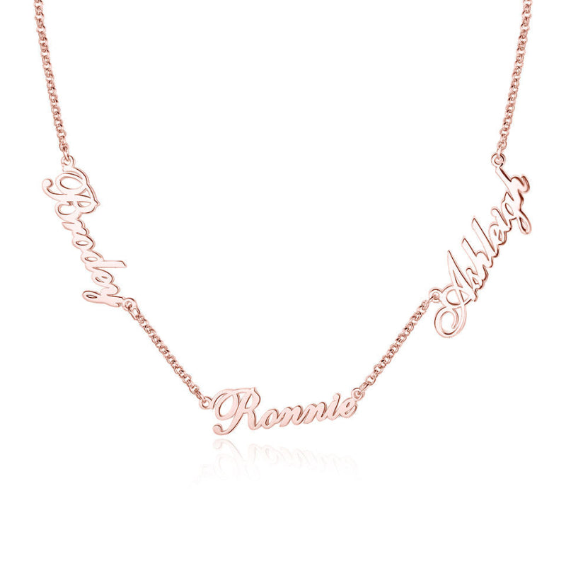 Custom Multiple Name Necklace