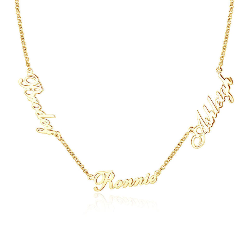 Custom Multiple Name Necklace