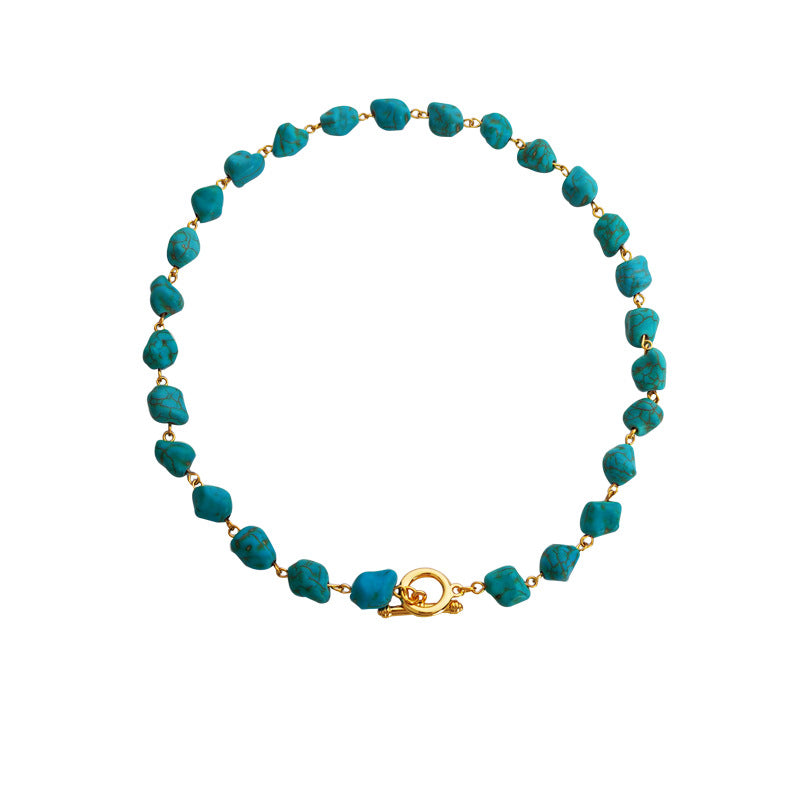 Irregular Turquoise Necklace